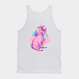 Ice Unicorn - White Tank Top